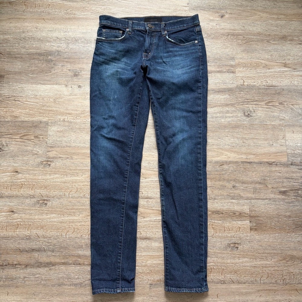 J Brand Dark Blue Denim Skinny Jeans